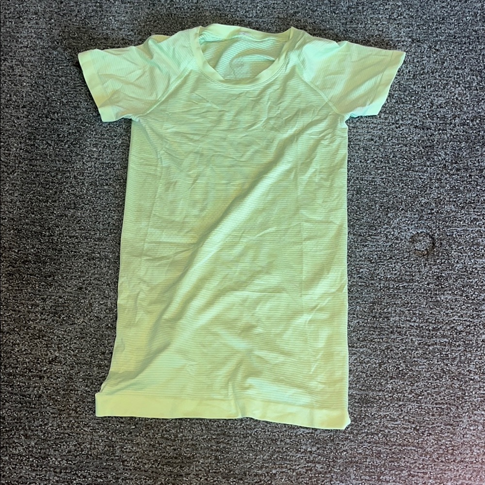 Light Mint Green Short Sleeve Crew Neck T-Shirt